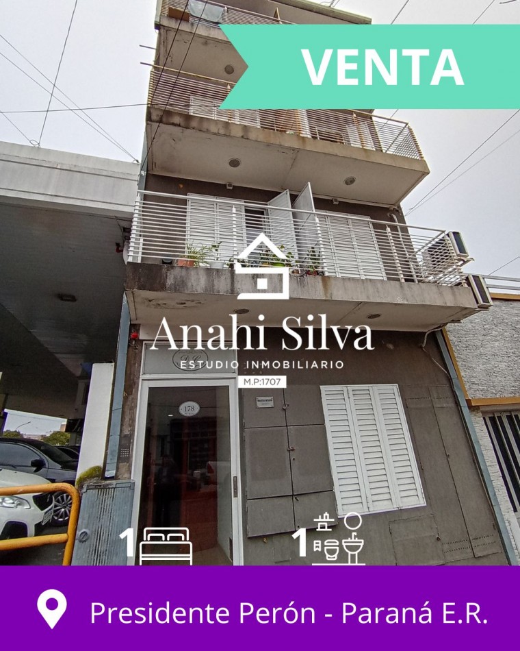 Monoambiente en venta Pte. Peron